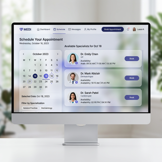 sezerai -aihospital.me + Modern Randevu Sistemi